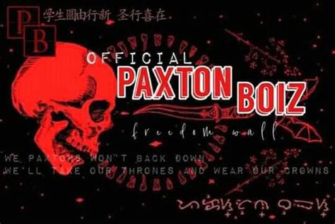bold kantutan|Bold Kantutan ; Paxton Freedom wall .